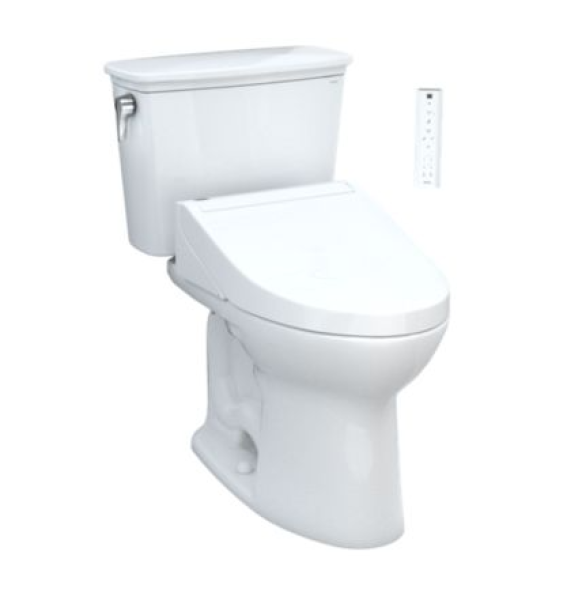 Toto Drake Transitional Washlet C5 Two Piece Toilet And Bidet System 1 28 Gpf Sku Mwceg Manybidets